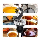 12pcs Oil Bottle Stopper Liquor Dispenser Wine Pourer Lock Plug Cap For Wine Oil
