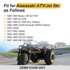 Fuel Tank Cap For Kawasaki Klf185 Klt200 Klt250 Js300 Js400 Js440 Js550 Js650