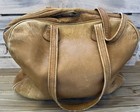Vtg Racquetball Bag Leather Duffle Weekender Yodi