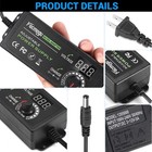 3v-12v 5a 60w Power Supply  Adjustable Voltage Dc 3v 5v 6v 9v 12v