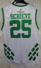 Base Hill Bullies Pba Game Used Erik Scheive Basketball Worn Home Jersey