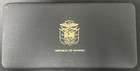 1977 Republic Of Panama 9pc Proof Set Franklin Mint W box   Coa Large Silver