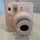 Pink Instax Mini 9 Polaroid Camera   10 Film Sheets - Spring Photos Retro Style