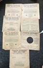 Edison Diamond Disc  Re-creation - Antique 1920 s   Lot Of 7 In Original Sleeves