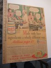 Newspaper Ad 1936 Miracle Whip Salad Dressing Jar Kraft Mother Daughter Table