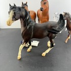 Breyer Horse Figures Lot Of 5 Unicorn Appaloosa Pinto Black Horse Stablemates
