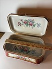 Lefton Porcelain Dresser Box Trademark Exclusives Japan Original Foil Sticker
