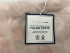 Pottery Barn Teen Faux-fur Love Sentiment Pillow Cover Pink 12x24   9517l