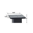 Dayton Audio Sswb6b 6  Universal Wood Speaker Stand Pair  Black