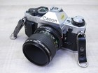 Canon Ae-1 Program 35mm Slr Film Camera   50mm Macro F3 5 Lens  film Tested 