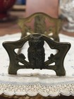 Antique Art Nouveau Adjustable Owl Bookends Brass Hl Judd Slides Well 