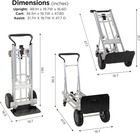 Cosco Industrial Appliance Hand Truck 100-lb  Capacity  2 Or 4 Wheel