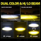 2x 4   Led Work Light Bar Spot Flood Pods Off Road Truck Fog Lights Yellow White