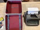 Vtg 1953 Royal Quiet De Luxe Typewriter W  Case   Green Keys -  Ag-2548054 