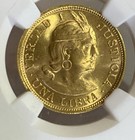     1917 Zbr Peru 1 Libra Gold Coin Ngc Ms65   
