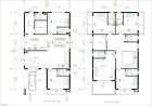 33x56 House Design Plans 10x17 Meter 6 Bed 8 Bath Flat Roof Pdf   A4 Hard Copy