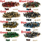 100pcs 8-20mm Plastic Safety Eyes For Teddy Bear Doll Animal Puppet Craft Diy