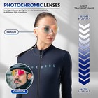 Rockbros Photochromic Sports Sunglasses Uv Protection For Men Women Cycling