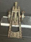 Vintage Wood Brass Iron Spanish Cannon Artillery Replica 12  Long 8  Barrel