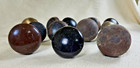 Lot  12  Of Antique vintage Round Metal Doorknobs  Different Decorative Styles