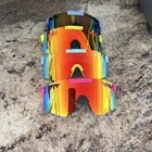 Pit Viper Cycling Sunglasses Mirrored Multicolor Impact Resistant 4p Kids 4-10y