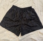Vintage Winston Cigarettes Soccer Shorts Black Men s Large Nylon Checkered 1980s