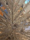 Peco 1950s-60s Pom-pom 6   8    Silver Aluminum Christmas Tree 118 Stem W  Orig  Box