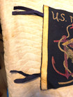 Vintage 1940s U s  Navy Naval Training Station Pennant 29  Great Lakes Ill Wwii