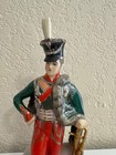 Vintage Antique German Porcelain Military Figurine French Hussar Officer 1812