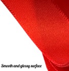 Red Satin Ribbon 25 Yards 1 5 Inch Wide Single Face Polyester Silk Fabric Ribbon