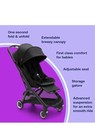New Bugaboo Butterfly Stroller Fold Up Lightweight Compact Midnight Black