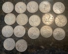Canadian Quarter Lot   17  80  Silver  28 Clad - 45 Coins - 1942 To 1975