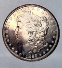 1885-cc Morgan Silver Dollar Uncirculated Coin Carson City Mint