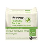 Aveeno Radiant Oil-free Makeup Removing Face Wipes  50 Ct Twin Pack