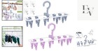 Space-saving Clothes Drying Rack - Includes 12 Clips   Foldable Design