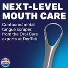 Dentek Metal Tongue Scraper For Better Oral Health     Removes Bact