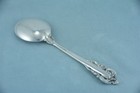Wallace Grande Baroque Sterling Silver 6-1 8  Cream Soup Spoon No Monogram