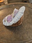 Enesco 1983 Vintage Baby Girl In Carriage Basket Figurine 2 5 X 3 
