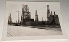 Rare Antique Vintage American Signal Hill California Oil Wells Snapshot Photo Ca