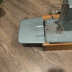 Vintage Brother Sewing Machine Works Mid Century Blue