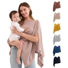  Nursing Cover For Breastfeeding  Breathable Soft Privacy Poncho  Multi-use 