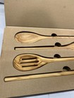 Quince Italian Olivewood Utensil Set Of 4x