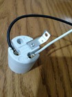 New Porcelain Light Bulb Socket For Advertising Clocks w bracket   Wiring
