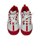 Delta Sigma Theta Sorority Red White Sneaker Shoes - Womens 7