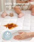 Waterproof Crib Mattress Protector 2 Pack  Quilted Crib Mattress Pad Cover Ul   