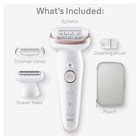 Epilator Silk-  pil 9  Hair Removal Device  Women Shaver   Trimmer  Pivoting Head