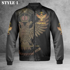 Custom Name Scottish Rite 32 Degree Emblem Masonic 3d Bomber Jacket S-5xl