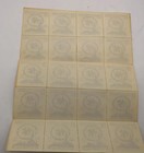 1971 Precancel Stamp Society 50th Convention Sheet Of 20 Nyc Statue Of Liberty