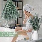 15 Pcs Natural Eucalyptus Bundle  100  Real  17  Dried Preserved Stems  Fresh   