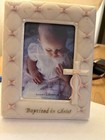 Roman Inc  2002 Baptized In Christ Baby Girl Picture Frame  3 5  X 5 